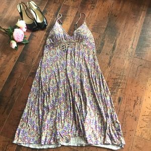 Anthro Anna Pinkerton Spaghetti Strap Dress